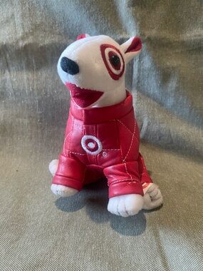 NASCAR Sorenson #41 Target Red & White Plush Collectible Bullseye Pup